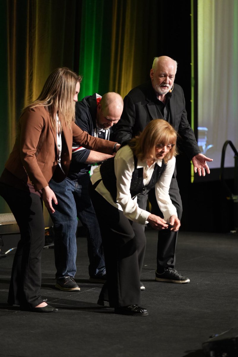 GrainFarmers's tweet photo. A huge thank you to @colinmochrie and Debra McGrath for bringing the laughs as our banquet’s entertainment! #MarchClassic https://t.co/b6GmEmEbgo