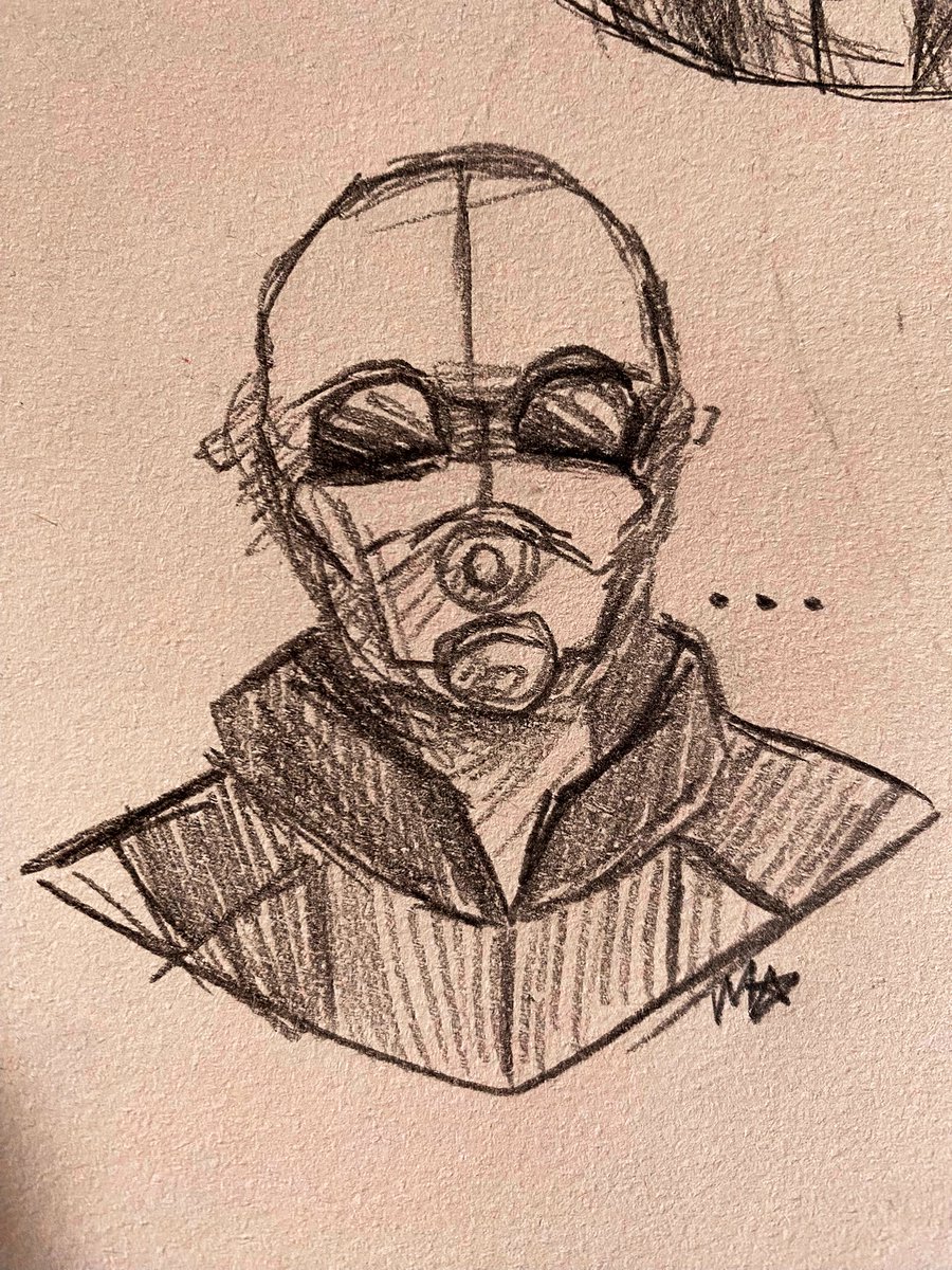 M0therLem0n's tweet photo. My first time drawing a metro cop guy, very proud of it, since I was extremely passionate with it in the moment.
.
.
.
.
.
.
.
.
#sketchbook #sketchbook #traditionalart #halflife #metrocop #hl #halflifeart https://t.co/bKs0YY69ET