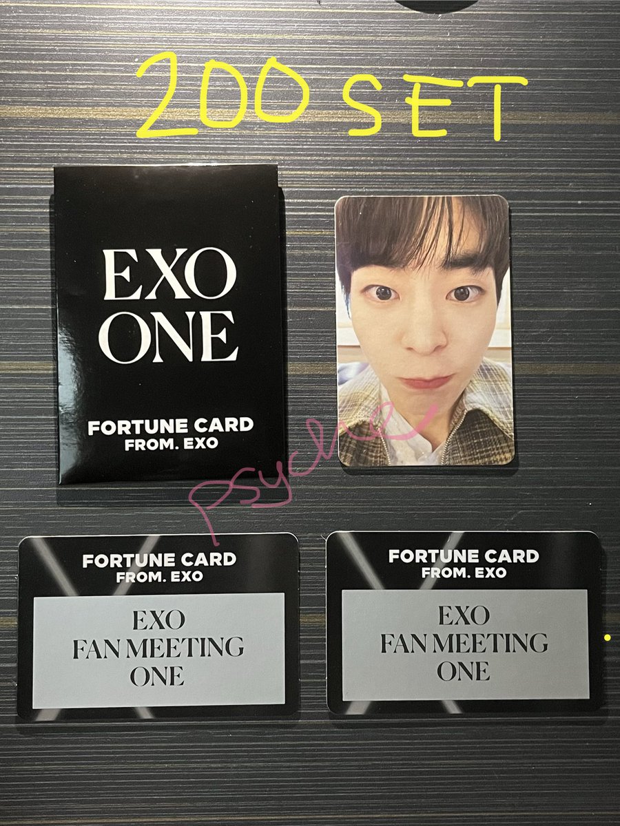 leeqianhedoneo's tweet photo. wts lfb nct onhand ph 

exo fan meeting one fortune card xiumin set

₱200 + lsf

— mint condition 
— declutterring 
— negotiable 

DM ME!

mop: gcash
mod: ggx/sdd

🏷️ exo xiumin exol photocard pc exo one fortune card exo fan meeting one ph on hand https://t.co/XUeWswYs6F