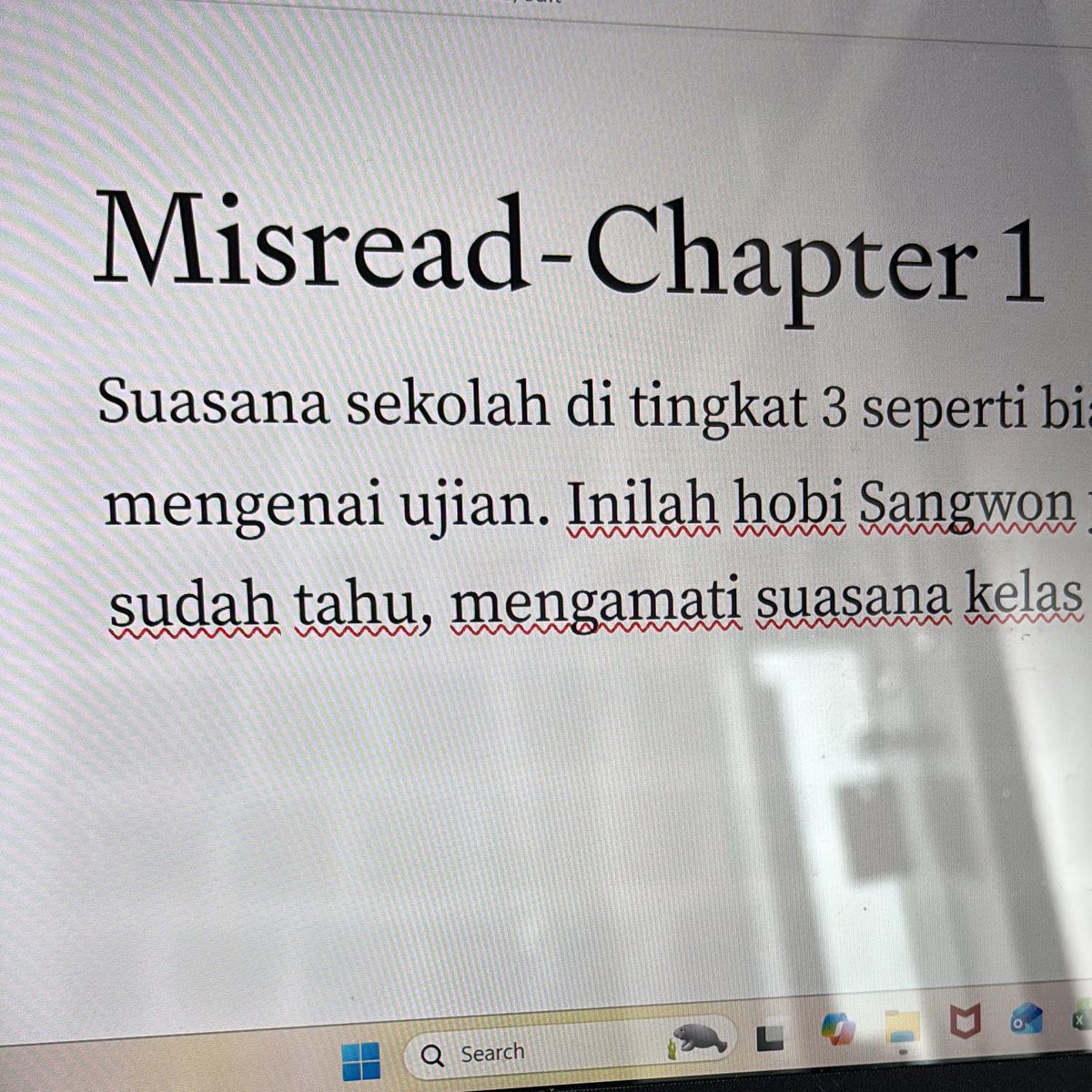 hyeonfication's tweet photo. apa hukumnya ngetik au di tempat kerja https://t.co/LApULAagRE