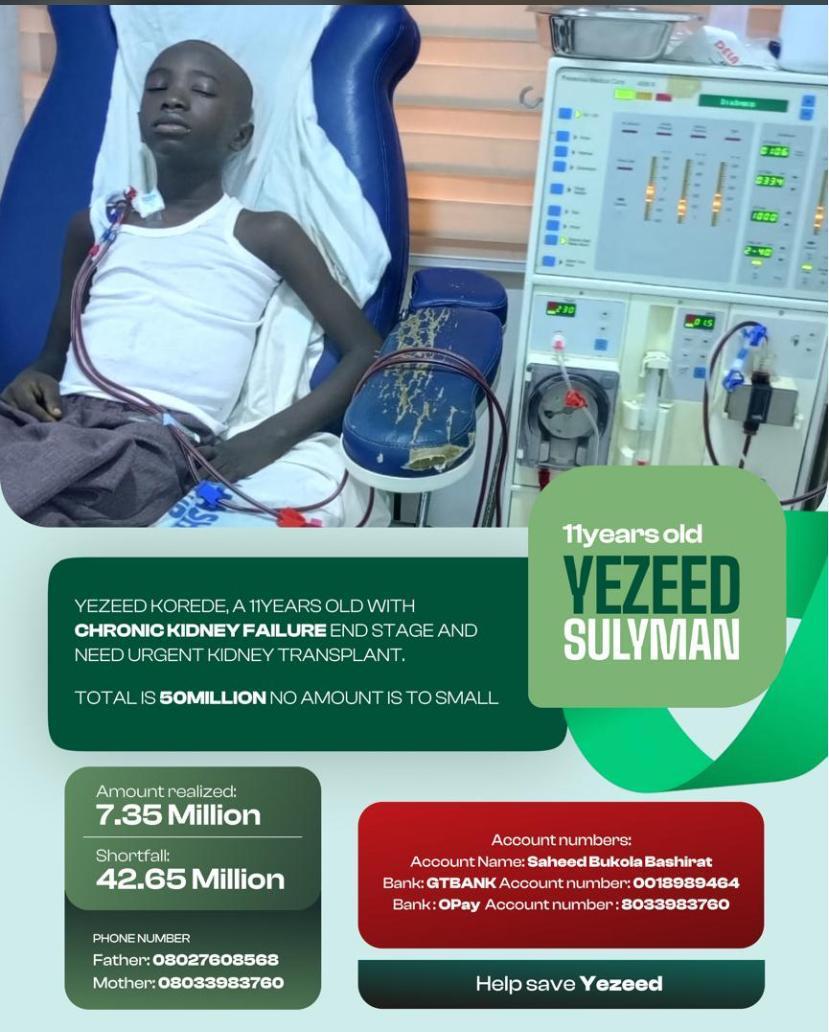 Glowreeyahp's tweet photo. @aproko_doctor Good morning Doc.
Thank you for all you do
I sincerely belive a single post on this can be of great help to save his life

Thanks in anticipation https://t.co/Zik8kQclxX