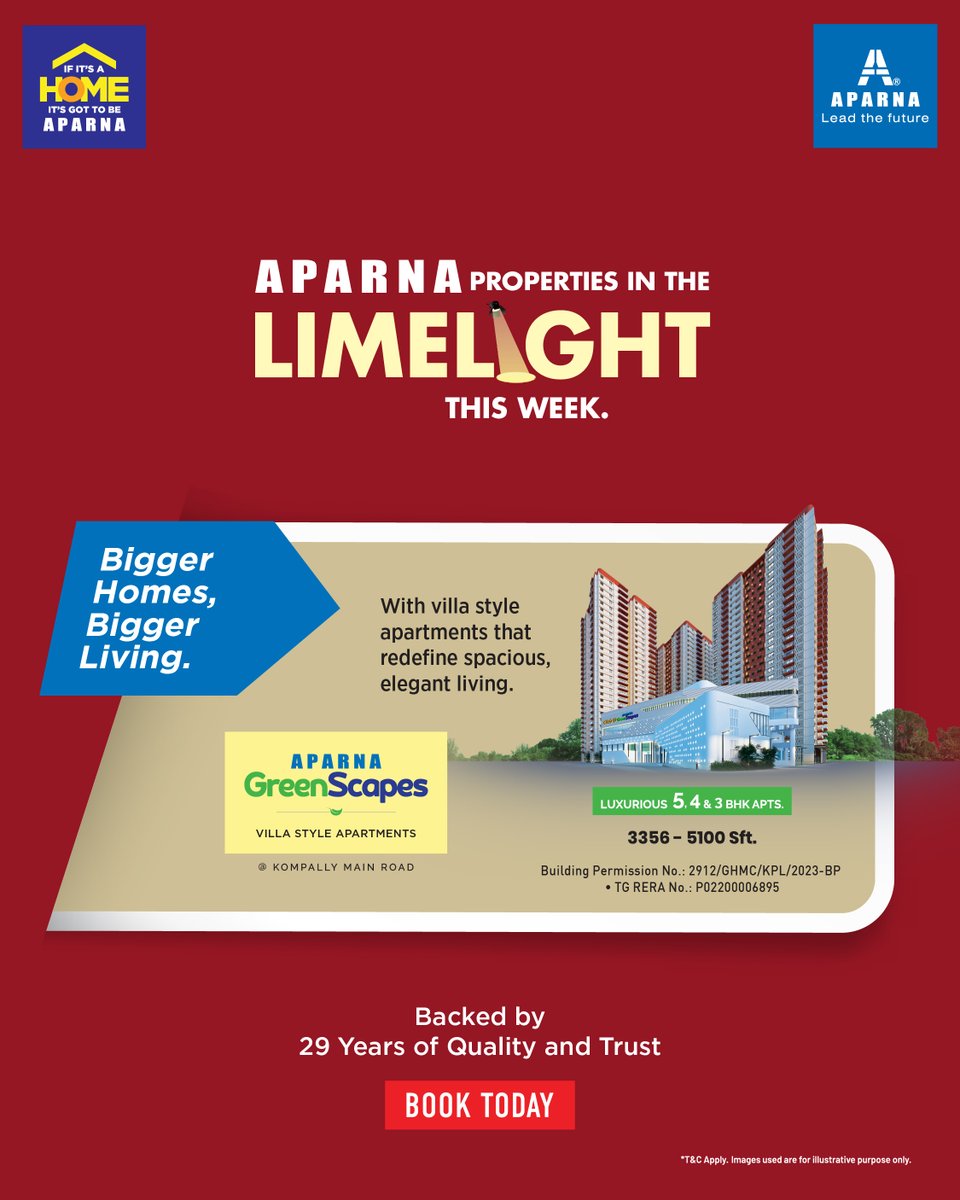 Aparna Group tweet media