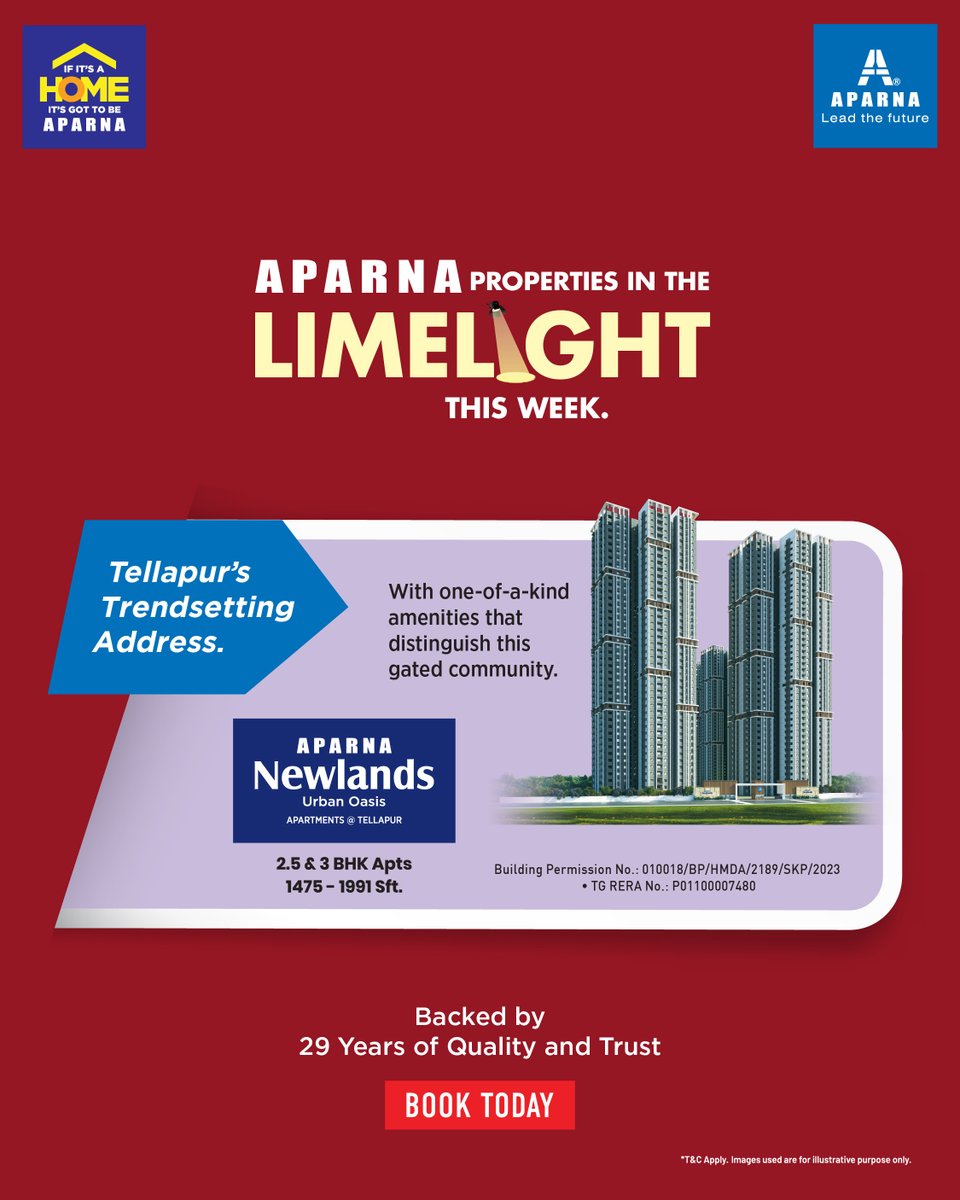 Aparna Group tweet media