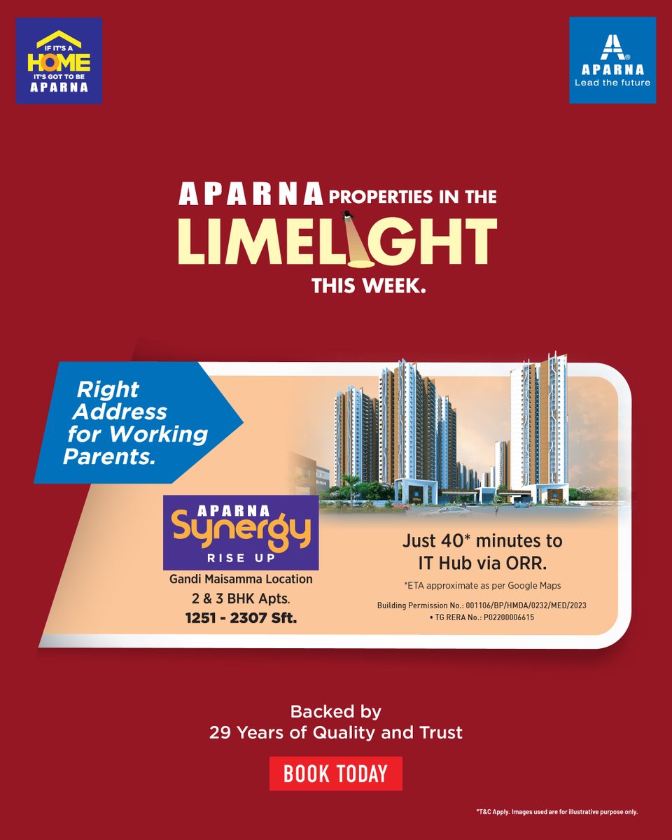 Aparna Group tweet media