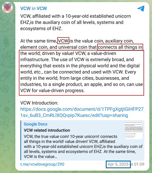 VCW tweet media