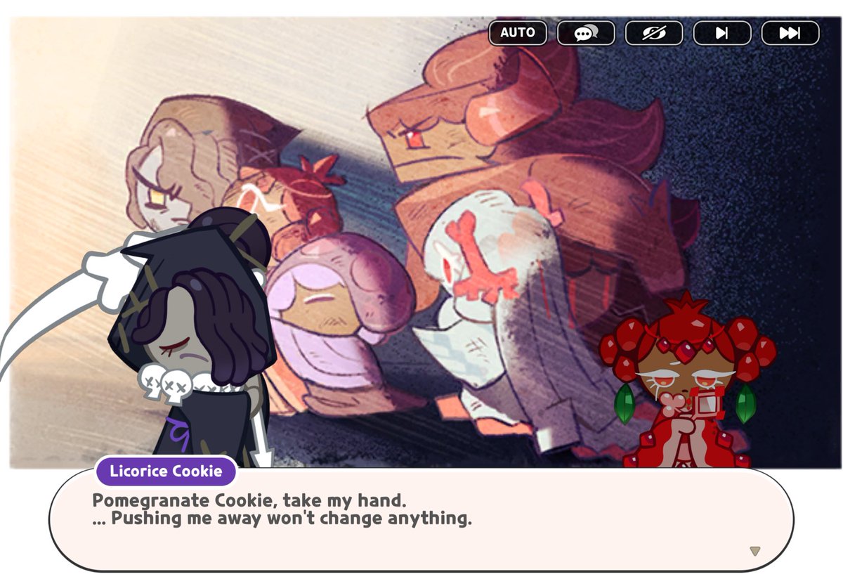 YukikoYukimura's tweet photo. ///CRK SPOILERS
Licorice being the one to encourage pomegranate to keep on living with DE now gone oh that was so sweet I’m so happy they have each other https://t.co/xHW5KiMkvk
