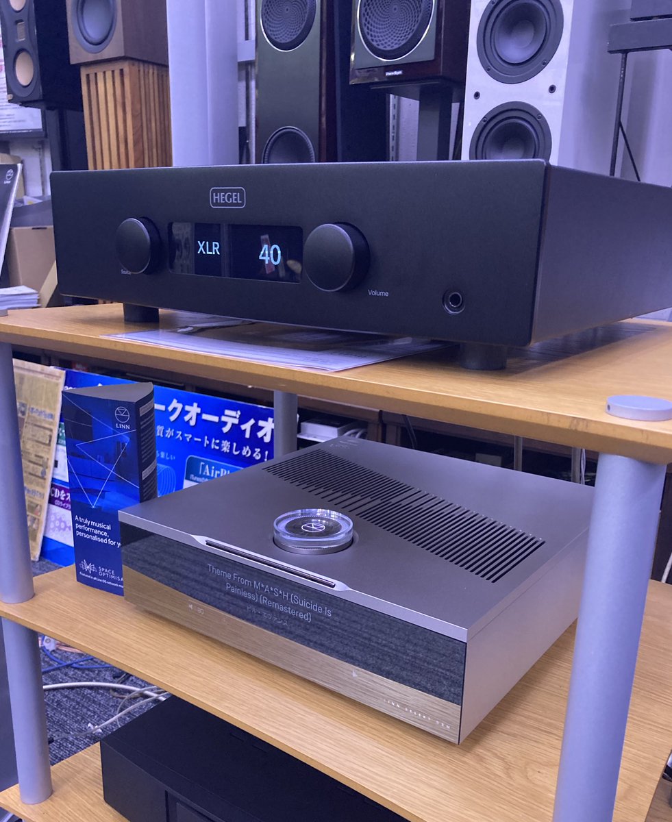 nomuramusen's tweet photo. 期間限定✨
期間限定でPIEGAのスピーカー「COAX411」をご試聴いただけます
発売以来人気のスピーカーで静かで広い音場空間を再現します☺️
現在メーカーよりお借りしているHEGELのプリメインアンプ「H190V」とデモンストレーション中です
ぜひ皆様ご試聴ください🙇♂️
#ノムラ無線 #PIEGA #HEGEL https://t.co/MEYqN276Vh