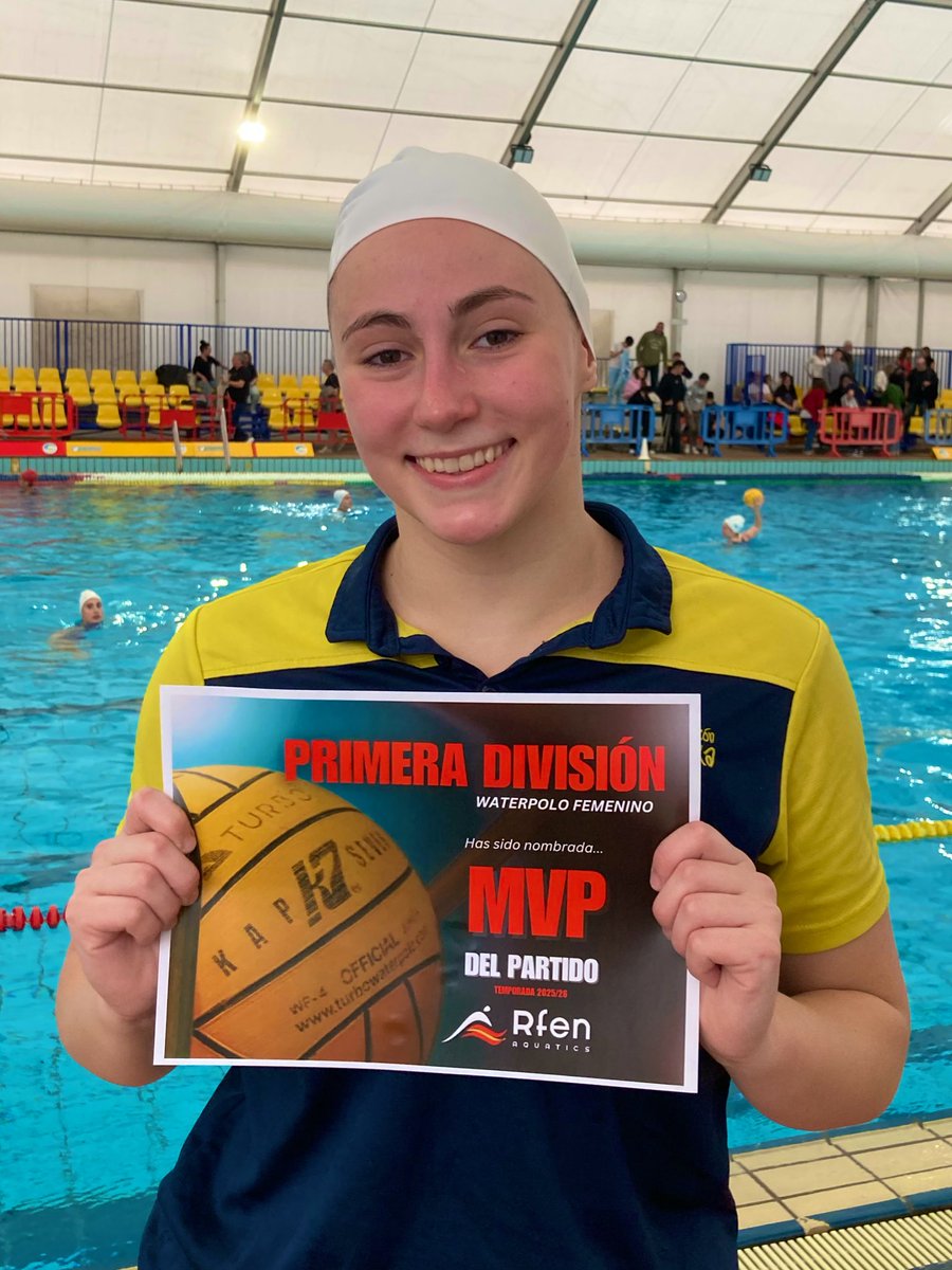 cnboadilla's tweet photo. @RFEN_Oficial @Ayto_Boadilla @fmn_oficial @WaterpoloTuria @Mar_flamenca @MiguelCapelli #WP @RFEN_Oficial
#LN1DivFem
1ª Fase
Grupo D - Jor 18
Otro #MVP del partido (4º de la temporada) para Lucía Peragón
🤽♀️🔝👏👏
Sus seis goles fueron fundamentales para que el #equipo sumara #3puntos contra @WTuria en #M86
#enhorabuena
#elpololopeta
#vachiquis https://t.co/UIP4cEYtlP