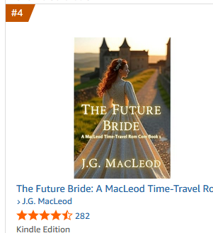 jgmacleodauthor's tweet image. The Future Bride is an Amazon bestseller thanks to your purchases and Kindle Unlimited page reads!🥳🥰
amazon.com/Future-Bride-M…

#RomCom #BookTok #IndieArtists #IndieAuthors #Spring2026 #Easter #Adventures #TuesdayFeeling #RomanceReaders #bookworms