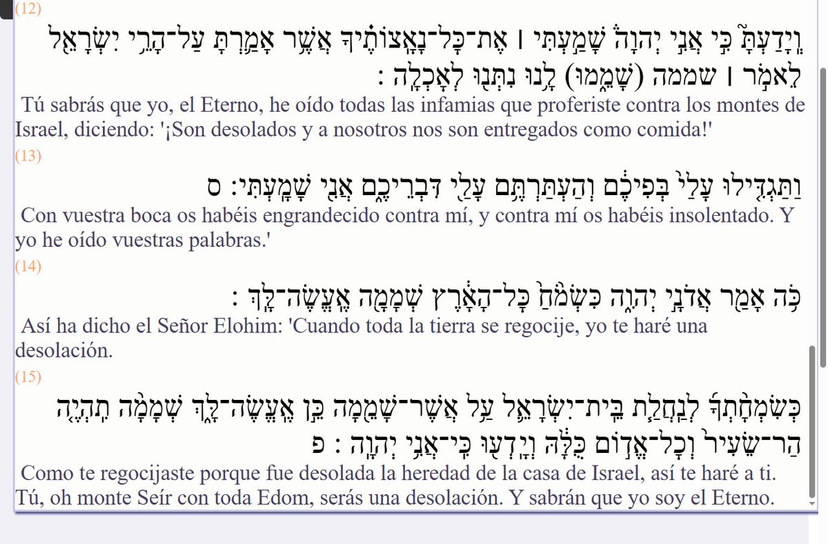 SionistaTanaj's tweet photo. Gran verdad: Inquicisiones, cruzadas, holocaustos, conversiones forzadas a su idolatría. Edom debe pagar las cuentas en la era mesíanica que se aproxima, por todo el dolor causado y las millones y millones de almas que asesinaron. La promesa del Creador es muy clara respecto a Edom.