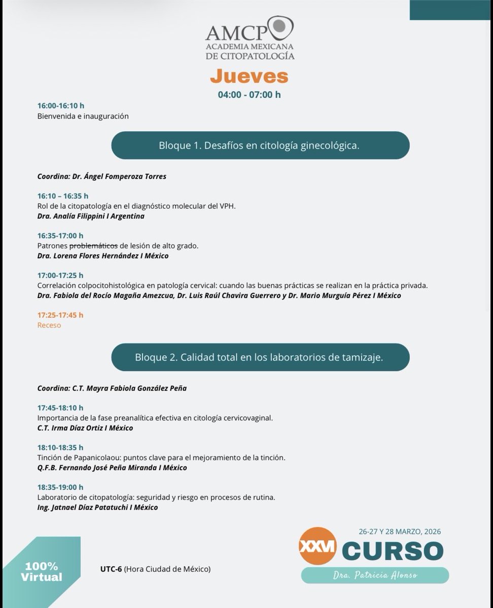Academia Mexicana de Citopatología tweet media