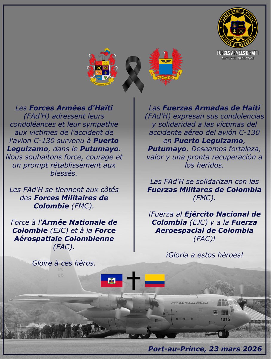 Gloire aux Forces Armées d'🇭🇹 tweet media