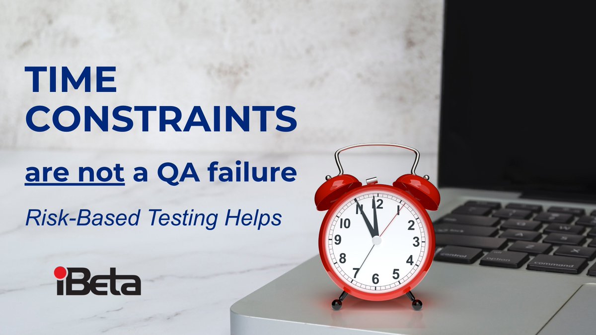 iBetaQA's tweet photo. Limited time requires better structure.
Time constraints aren’t a QA failure, they’re reality. Risk-based testing applies structure so effort is focused where failures would cause the most harm.
https://t.co/uvpV8lHdIt
#RiskBasedTesting #QAstrategy #SoftwareTesting https://t.co/WREhh5ndzR