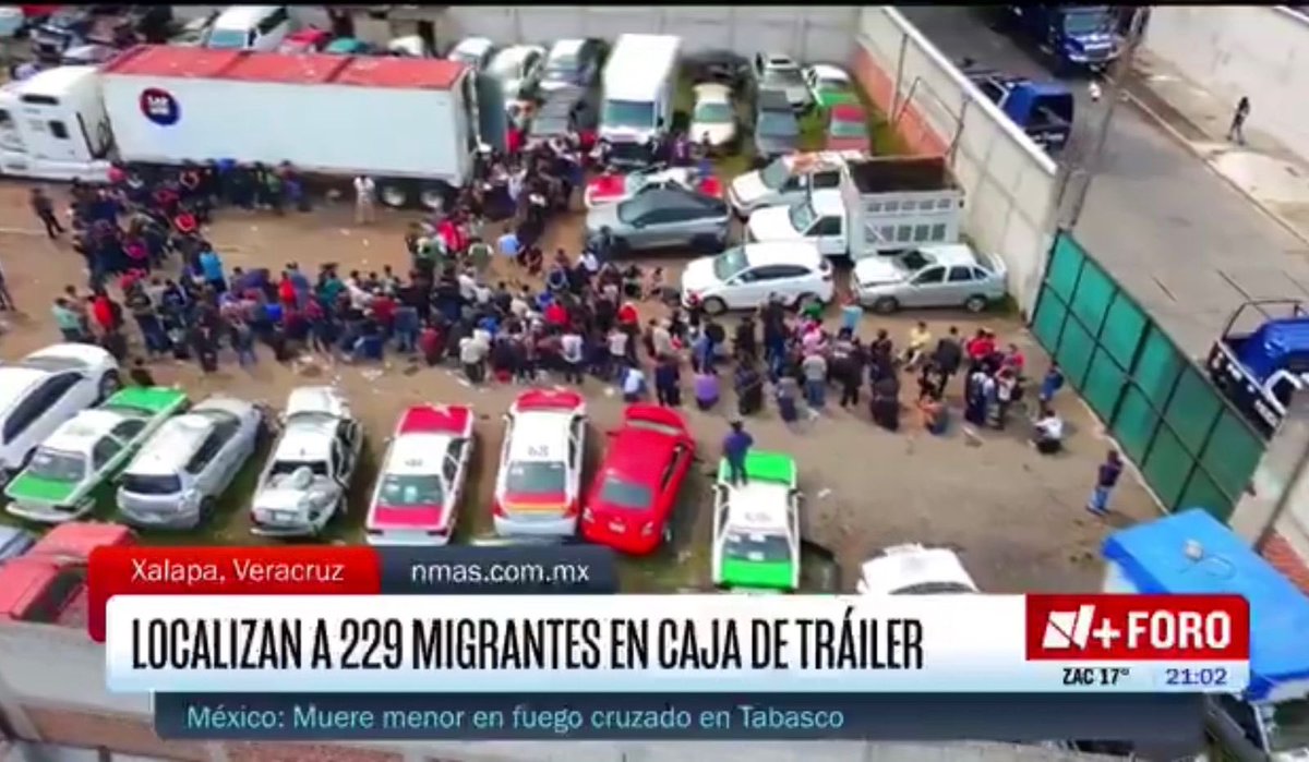 El rescate de 229 migrantes latinoamericanos, quienes fueron encontrados hacinados dentro de un tráiler por autoridades mexicanas, subraya la urgencia de continuar los esfuerzos conjuntos bajo el liderazgo de <a href="/POTUS/">President Donald J. Trump</a> <a href="/realDonaldTrump/">Donald J. Trump</a> y la presidenta <a href="/ClaudiaShein/">Claudia Sheinbaum Pardo</a> para combatir el
