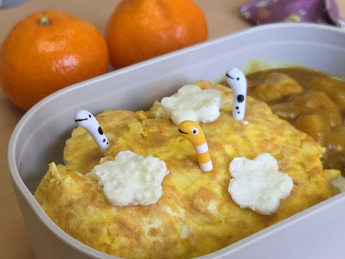 sy_cooking's tweet photo. 카레와 귤 그리고 팽이버섯계란부침개
and 오늘의 귀요미 정원장어 데코픽 https://t.co/aVG7lzmJ5q