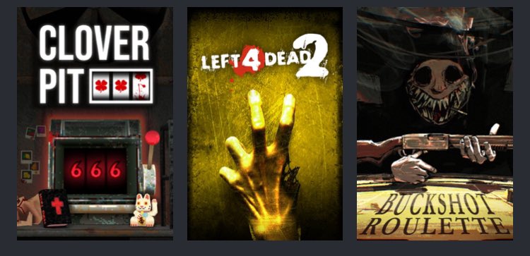 mgmasterpro's tweet photo. I bought 3 games on steam and ill upload vids on 2 of them. Cloverpit and left 4 dead 2 https://t.co/RFBlFRu4St