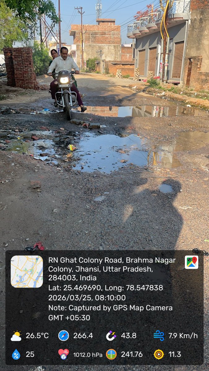 avadhesh257's tweet photo. Lahar Devi Mandir to ITI road is in terrible condition for over a year. People are suffering daily — even patients and pregnant women.
This is complete negligence.
@AnuraagJhansi @ravisharma_mla   @dmjhansi1 @CleanJhansi @myogioffice 
#Jhansi #SmartCity #FixRoads #PublicSafety https://t.co/x6lekRCAuf