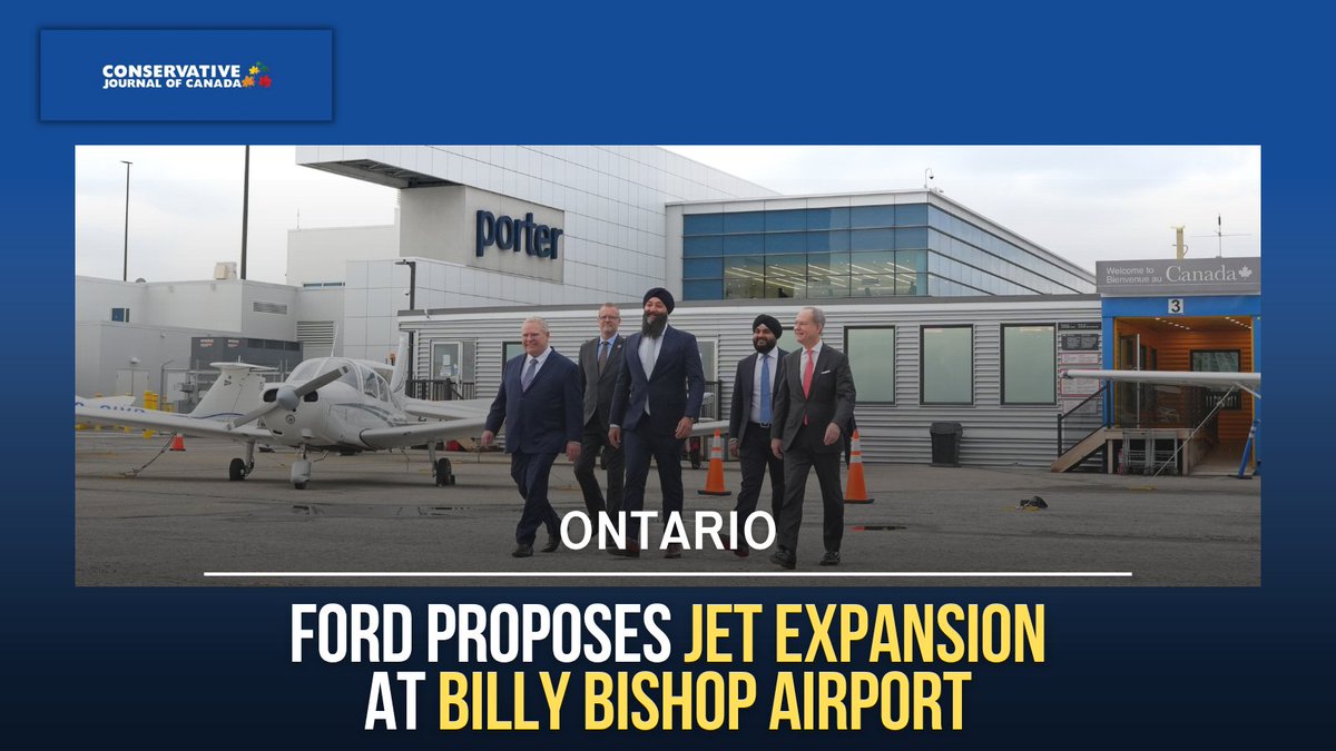 CJdotCA's tweet photo. ‼️Jets could soon land at Billy Bishop Airport as Premier @fordnation pushes a new expansion plan. #ONpoli

➡️ Read more: https://t.co/TxA2TK3IIb https://t.co/N9j8tFRNht
