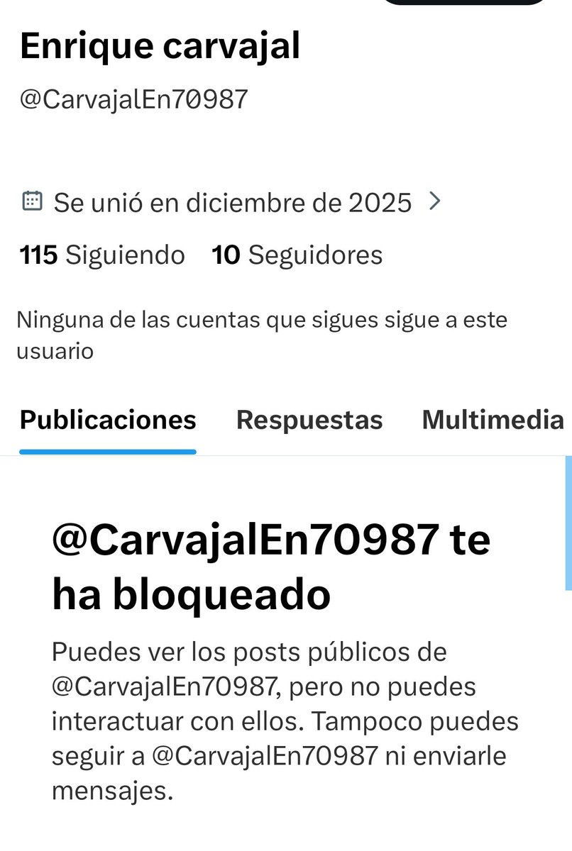 Alguien le avisa al subnormal retrasado de <a href="/CarvajalEn70987/">Enrique carvajal</a> que el que bloquea pierde?? 🤣🤣🤣🤣
Generacion de llorones, no saben discutir y todo los ofende... Madura SDW!!! 🤣🤣🤣