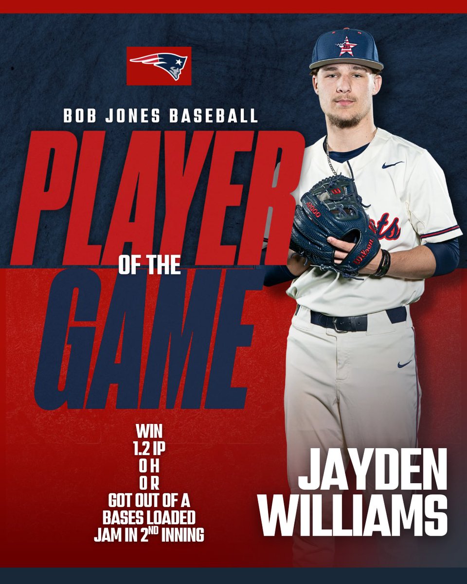 Bob Jones Baseball tweet media