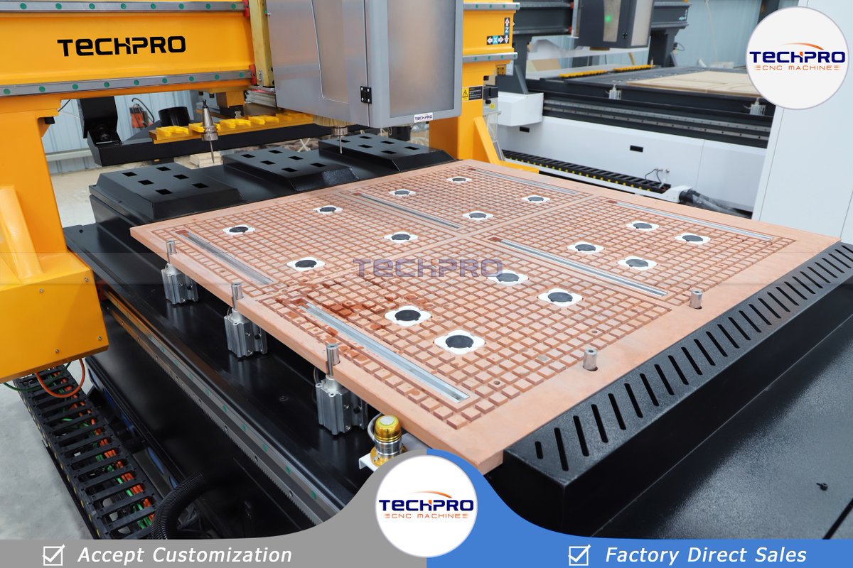 Christytechpro's tweet photo. TECHPRO CNC 1200*1200mm ATC Automatic Tools Changer Cnc Router Machine TPM1212E

Email: export05@techprocnc.com
Whatsapp/Wechat: +8615964016376

#cncroutermachine #atccncmachine #cncwoodrouter #toolschangespindle #spindlemotor #woodengraving #3dcarving #woodcuttingmachine https://t.co/YECBhyPQPK