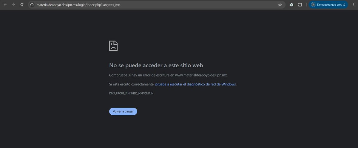 pikogh's tweet photo. @DES_IPN ¿Dónde podemos comunicarnos para pedir que ayuden la pagina de meterial de apoyo para el examen de admision, por favor? https://t.co/Za5wSkOww2