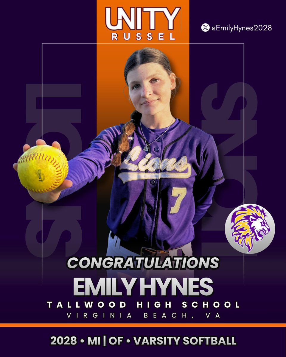 Unity-Russel Softball tweet media