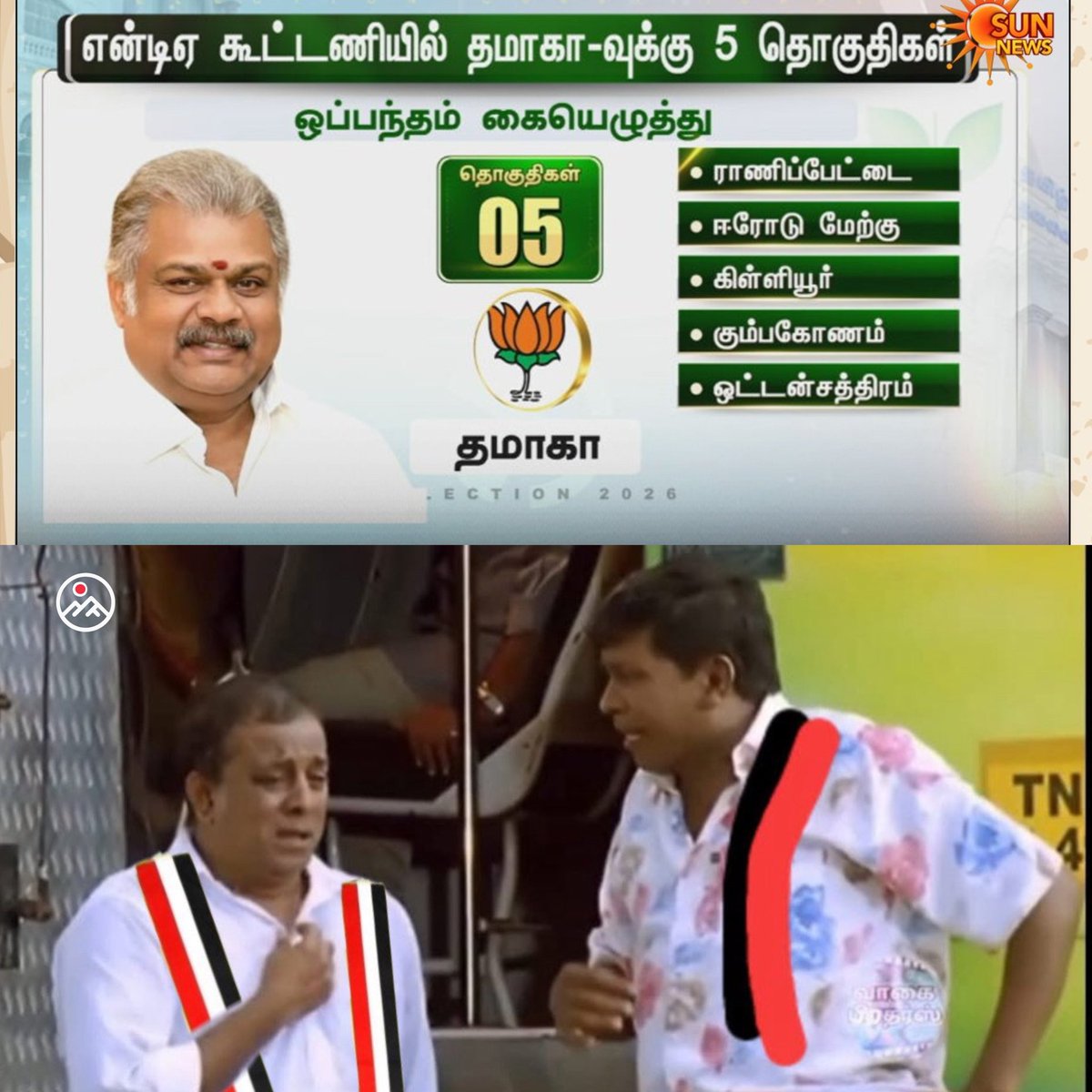 ASHOK_7007's tweet photo. கூட்டணிக்கு தலைமை அதிமுக னா.? இவன் எதுக்குடா தாமரை சின்னத்தில் நிக்கிறான்.?

ஏன்டா அடிமைகளா வெக்கமா இல்ல.? 
#Rip_Admk https://t.co/aN4OGaVUs8