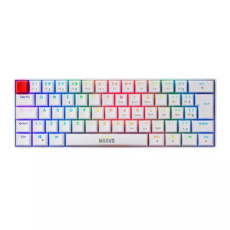 midia_dsj's tweet photo. eclado Mecanico Marvo KG933G, RGB, ABNT2, Switch Vermelho, Branco, KG933G-WH - https://t.co/LlyVLzKsTe https://t.co/WSZqvLdKvC