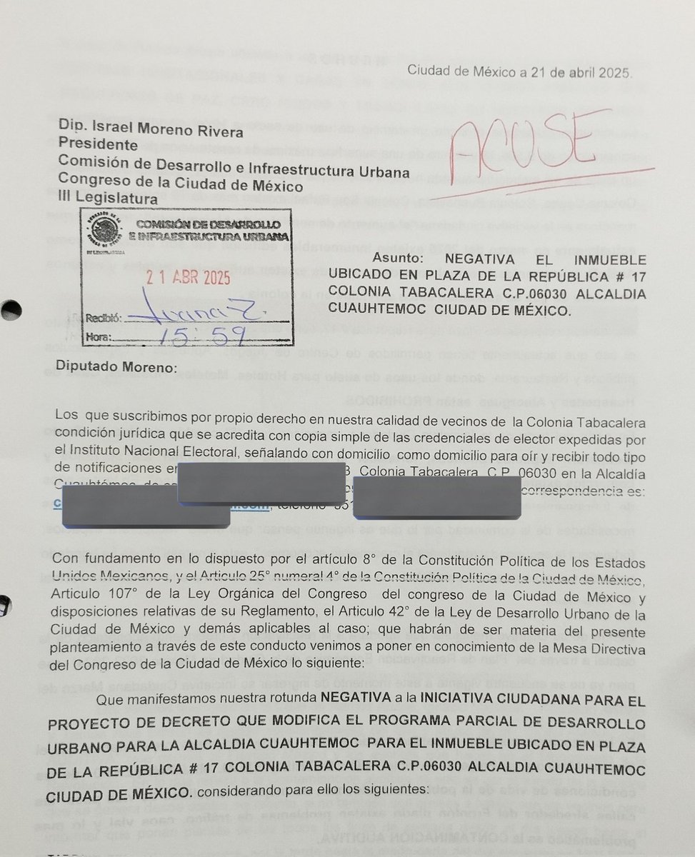 VECINOS DE LA COLONIA TABACALERA tweet media