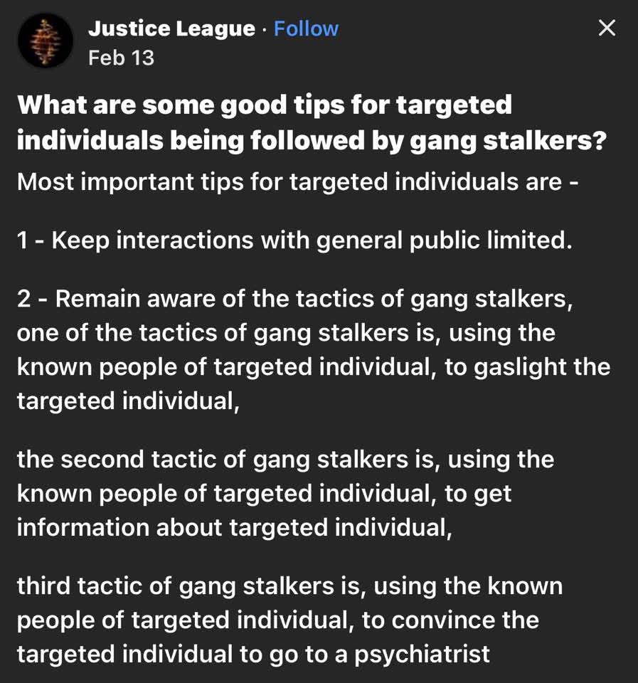 Organized Stalking & Digitally Trafficked/SRA tweet media
