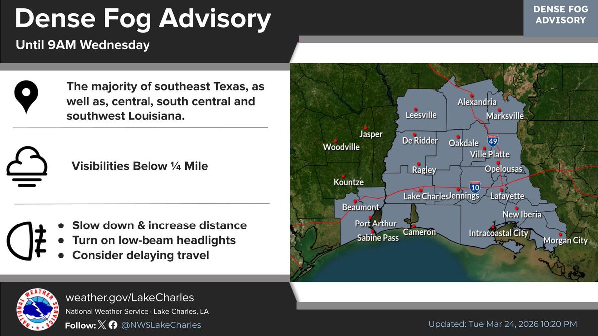 NWS Lake Charles tweet media