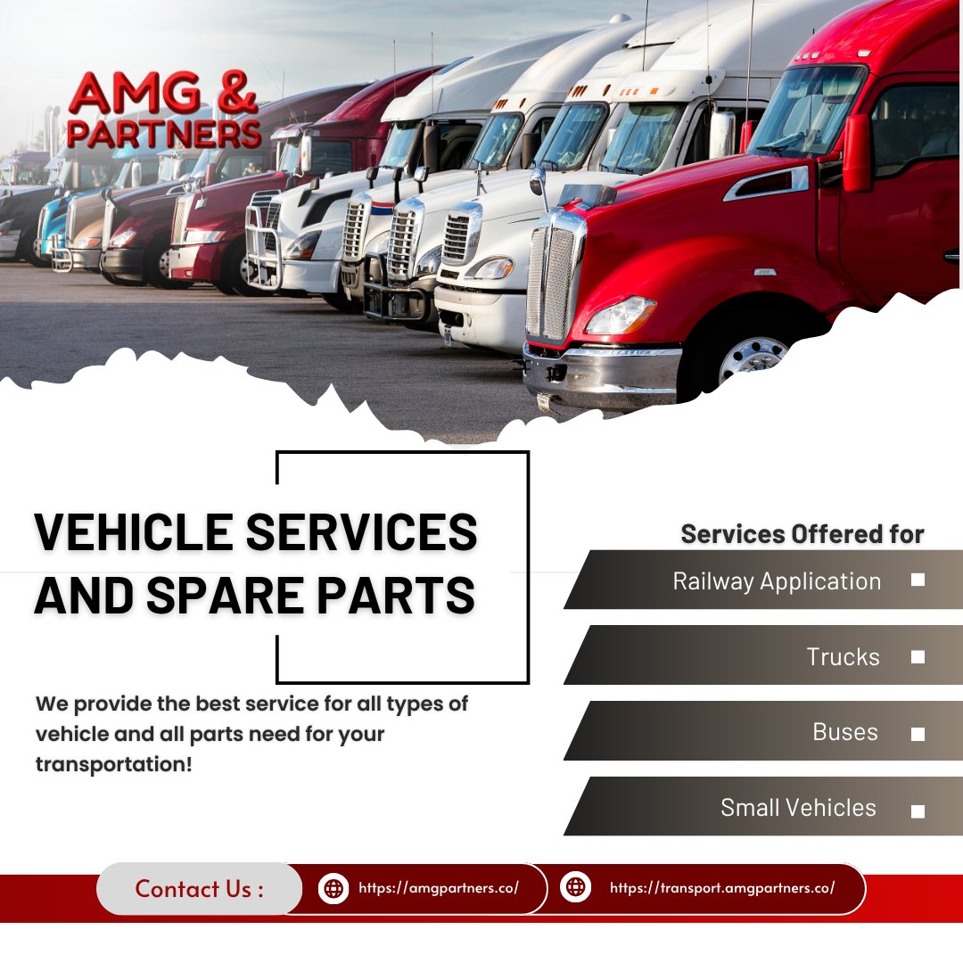 amgnpartners's tweet image. Reliable vehicle services and quality spare parts to keep your operations moving efficiently—trusted solutions for every type of transport.

#VehicleServices #SpareParts #TransportSolutions