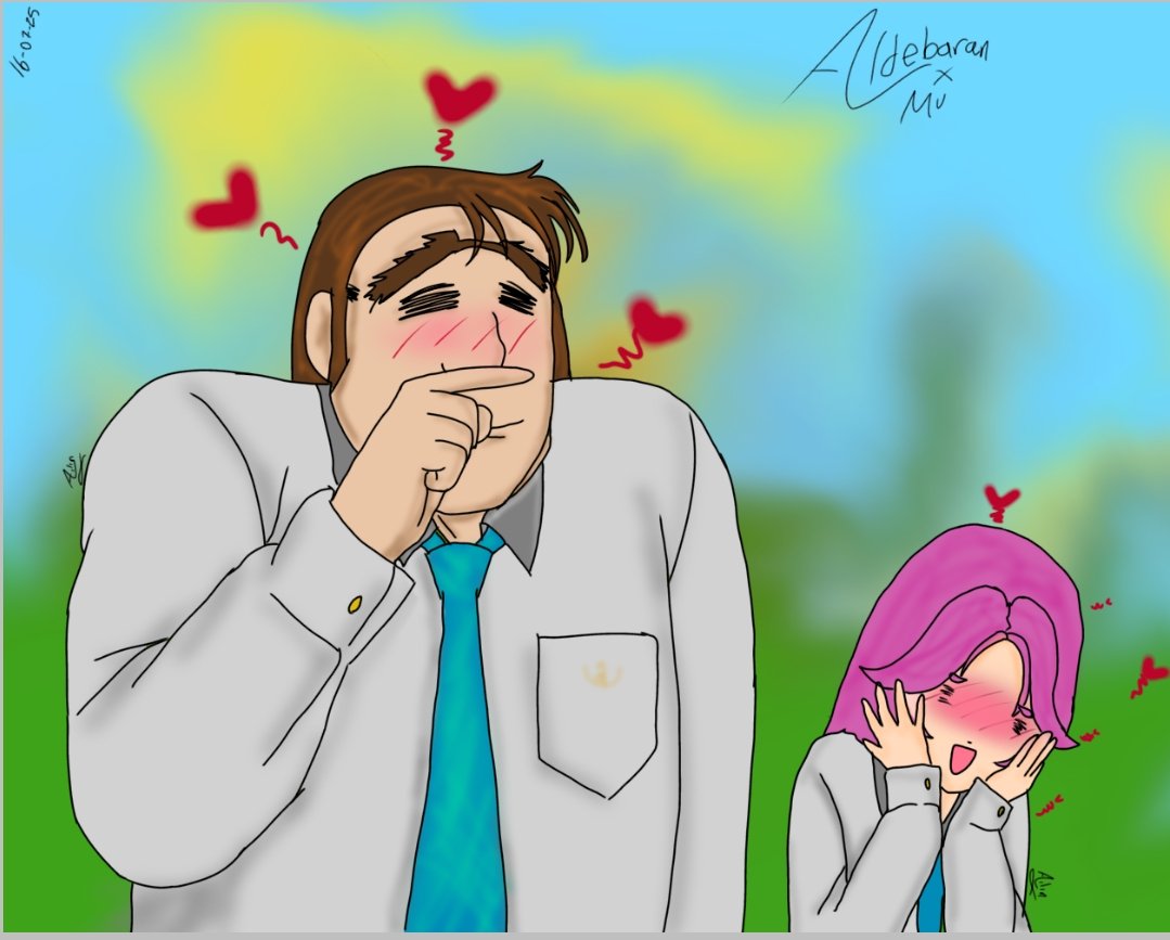 AilinInuryu's tweet photo. La referencia; Anime: Ore Monogatari. Pareja AldeMu. Un ship realmente (a mi punto de ver) tierno y con sus momentos divertidos.
Mu: quieres que te ponga el otro cuerno amigo😄
Aldebaran: que tonterías dices😁 https://t.co/k3Tgmr4rEA