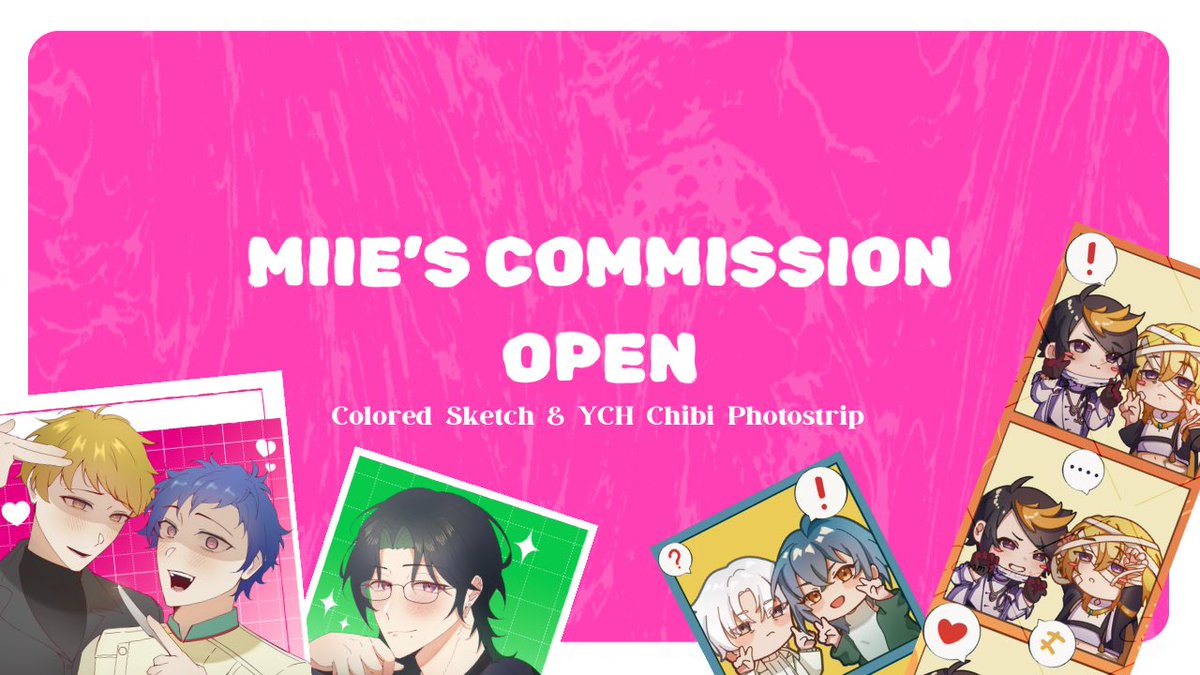 Miie c: | COMMS OPEN tweet media