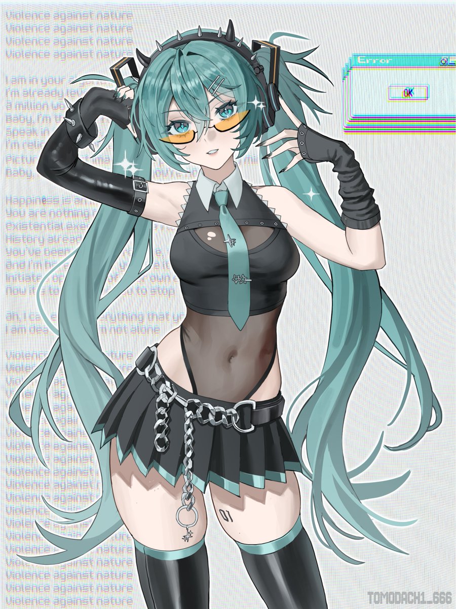 tomodach1_666's tweet photo. Y2Kっぽいミク✨
＃初音ミク https://t.co/g3P3JXRgmU