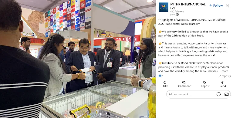At the middle of the Gadkari family's sprawling agro-business empire is Rembal Agro, a beef company that has quietly risen to international prominence. Both Nitin and Nikhil Gadkari have been present when Rembal and Mithr, another company in their business empire, need to take