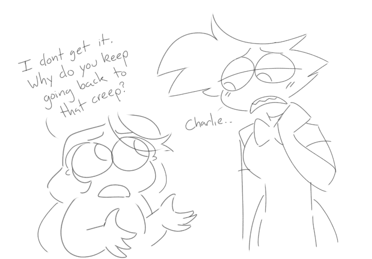 plasticrarity's tweet photo. cw // valangel I guess but like in a canon way

Angel Dust giving Charlie some exposure therapy.

#hazbinhotel https://t.co/b1TUyJzZYI