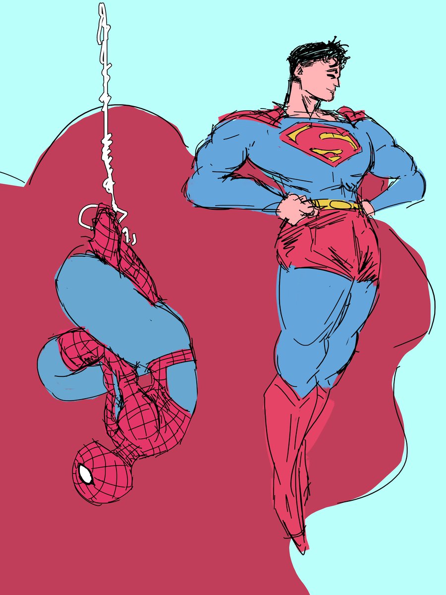 wip #supermanspiderman