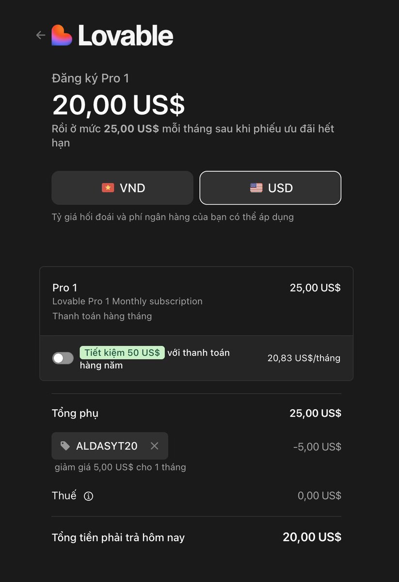 diepvantien's tweet photo. [Update 3/25] Lovable Promo Codes March 2026 
---Code 20%---   
SYMPOSIUMPC20
ALDASYT20
SIMON20YT
HLGOFTY
LOGICALLYANSWERED
---------------------------   
🧑‍🎓If you're a student, you can get an extra 50% off your subscription   
=>Enter code: https://t.co/TGHYxB8HZs 
For Beginner: https://t.co/q9imFyDmvD