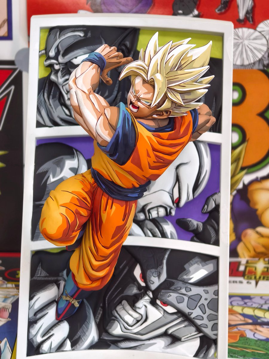 goku repaint 岁岁萍安  
#DragonBall
#リペイント 
#一番くじ
#ドラゴンボールフィギュア
#グランディスタ