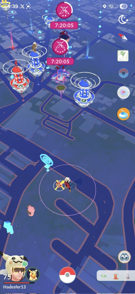 fer_s117's tweet photo. @NianticHelp @scopely @Tuerquitascons1 @PokemonGoAppLA @LegionPokemonMx @PoGoCDMXOficial En esos 3 gimnasios azules esta sus tres cuentas solo acaparando los lugares y molestando a los que podrían estar ahi https://t.co/U6SS6NrieB