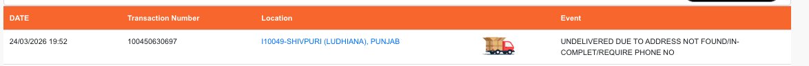 ravindrasingh01's tweet photo. @trackonindia - how can't your team find the School location, it's very famous, and you are trying to attempt a courier. and writing the message like address not found, School is at main road and clearly mentione. its clearly mentioned on the address itself. https://t.co/wxNOCgQqsn
