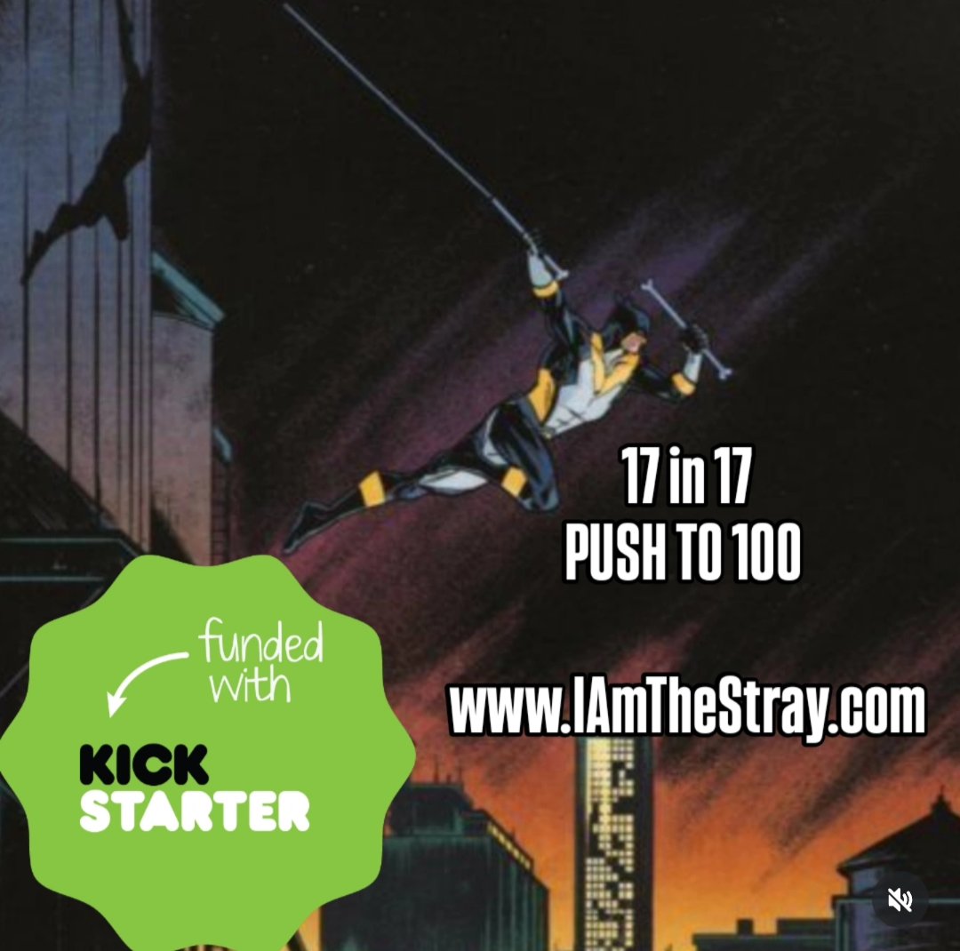 IAmTheStray's tweet photo. 17 Days Left! 17 Backers Needed to Reach 100!
If you're on the fence, JUMP OFF AND JUMP ON!

https://t.co/AbqACgdB5s

#kickstarter #comics #comicbooks #comicart #creatorownedcomics https://t.co/YvKTRWWJ55