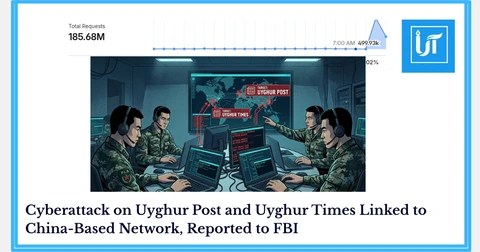 Uyghurvoicescn's tweet photo. 与中国有关的网络被指发动对维吾尔邮报 和维吾尔时报的网络攻击，事件已报告给联邦调查局
https://t.co/qTY23ZmEXQ https://t.co/GhhQTQBOrQ