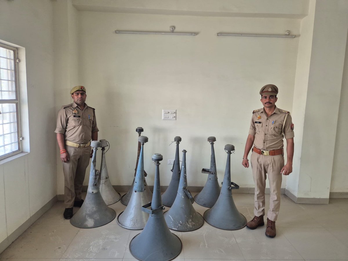 In Muzaffarnagar, Yogi's Uttar Pradesh.

UP Police have reportedly seized around two dozen loudspeakers from mosques, citing excess noise levels.

Are the rules being implemented uniformly across all religious places? Why do such actions often become visible mainly in connection