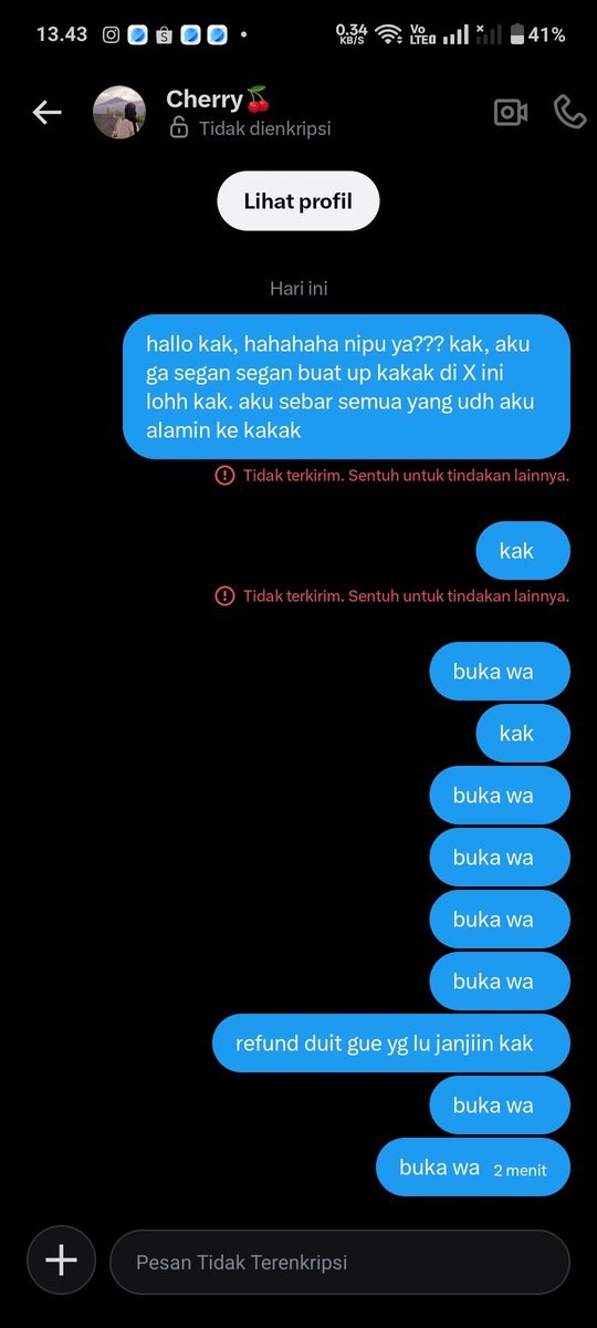 beryberycake's tweet photo. aku ngeh pas dia ngeblok akun ku dan wa ku terus dia juga ngehapus beberapa chat yang untungnya udah aku ss dari awal https://t.co/AJKxLzqY0g