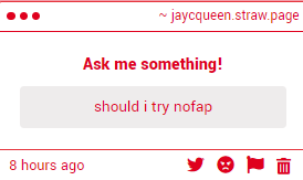 what are you trying to get out of it? are you just replacing masturbation with another habit? if it's for porn related reasons i think you should seek help, but if its just a behavior done out boredom or lethargy, then what's so wrong with it?