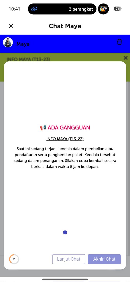 abimanyu11_'s tweet photo. @myXL @raaaarjn Kendala saya sama. Chat Maya dari kemarin gini mulu nih min @myXL https://t.co/5k3esD2ygC