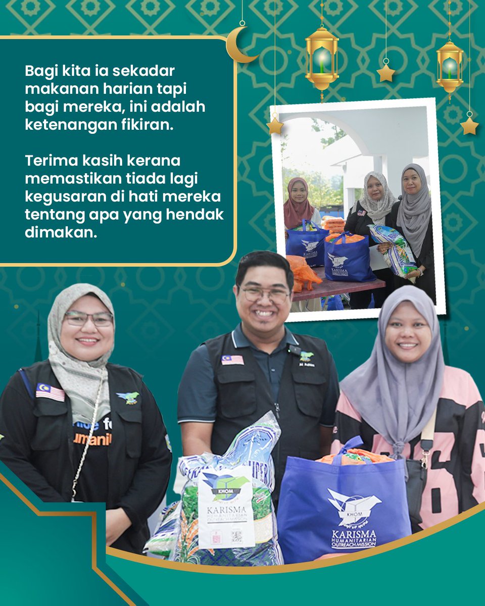 helpkhom's tweet photo. Agihan pek makanan raya ini
membawa senyuman yang bermakna.
Terima kasih rakyat Malaysia atas keprihatinan.
Kerana anda, mereka turut merasai indahnya raya. 🤍

#ukiransenyuman #khomraya #raya2026 https://t.co/J2SGWZtCDb
